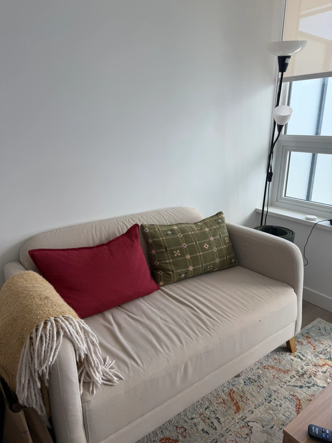 Ikea Light Beige Loveseat Sofa - photo 2