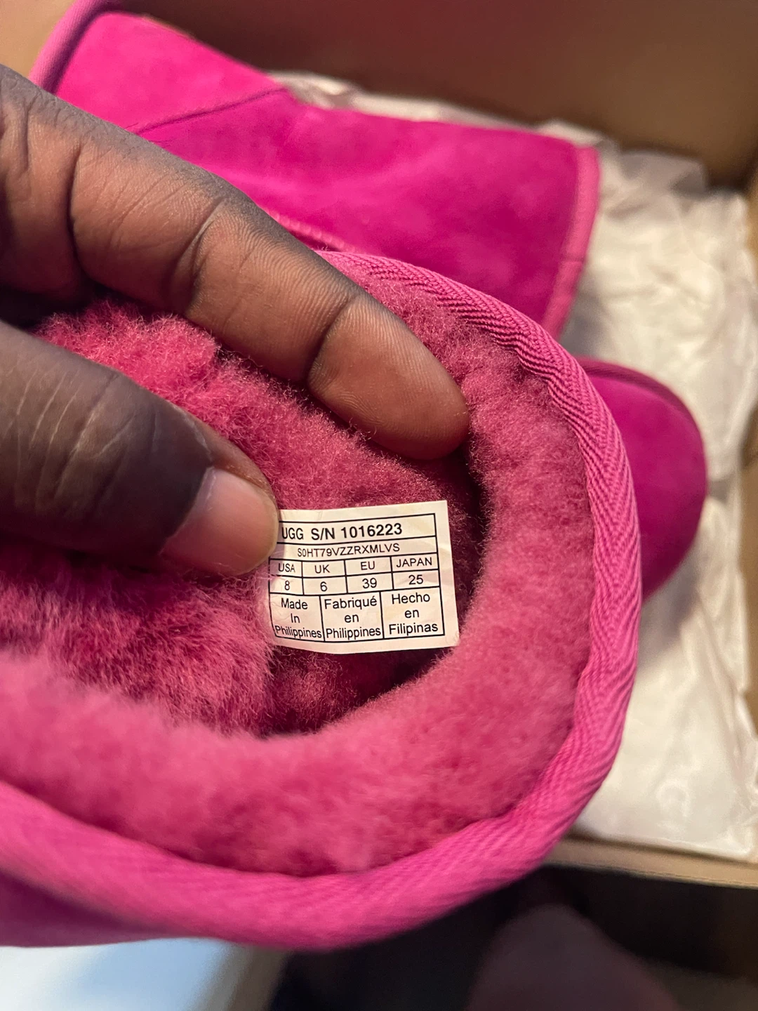 UGG Australia Pink Suede Boots