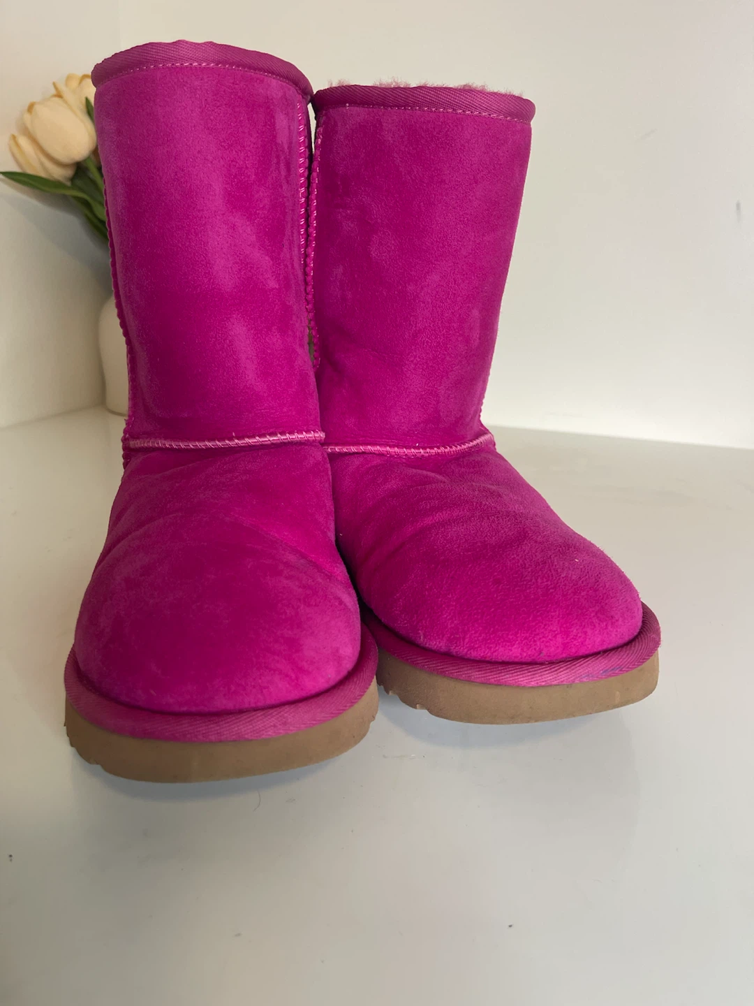 UGG Australia Pink Suede Boots - photo 4