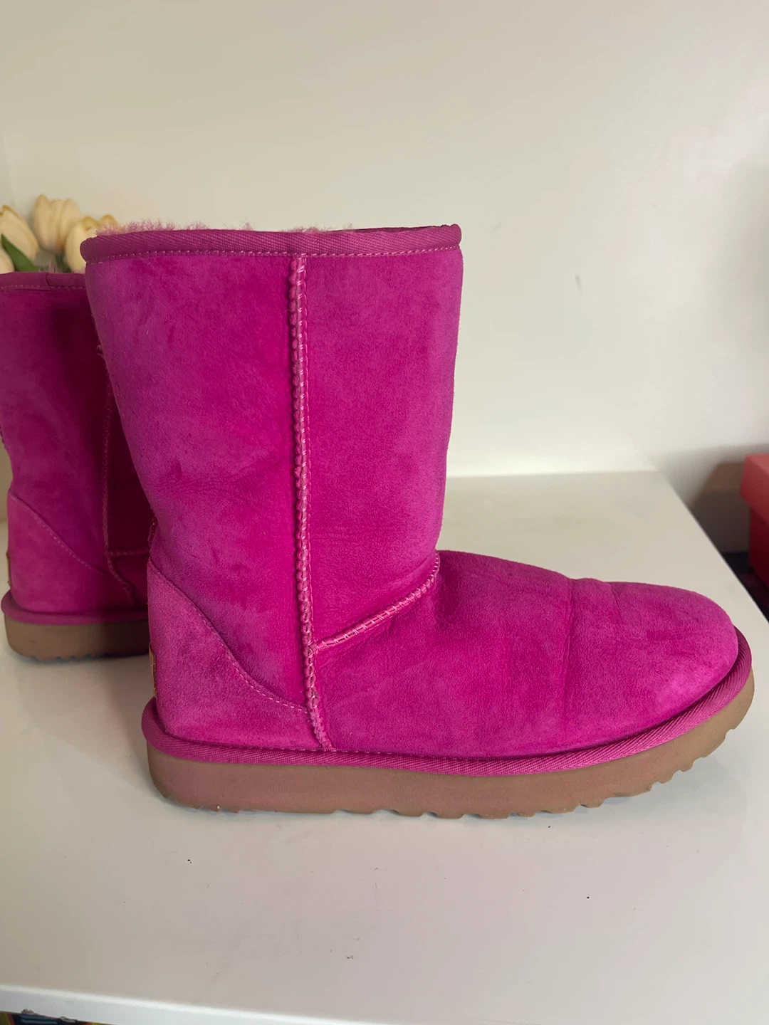UGG Australia Pink Suede Boots - photo 5