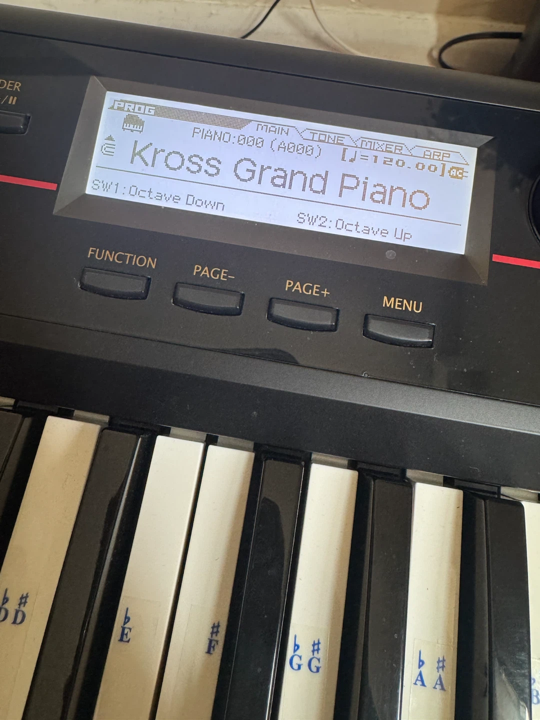 Korg Kross Grand Piano Keyboard - photo 5