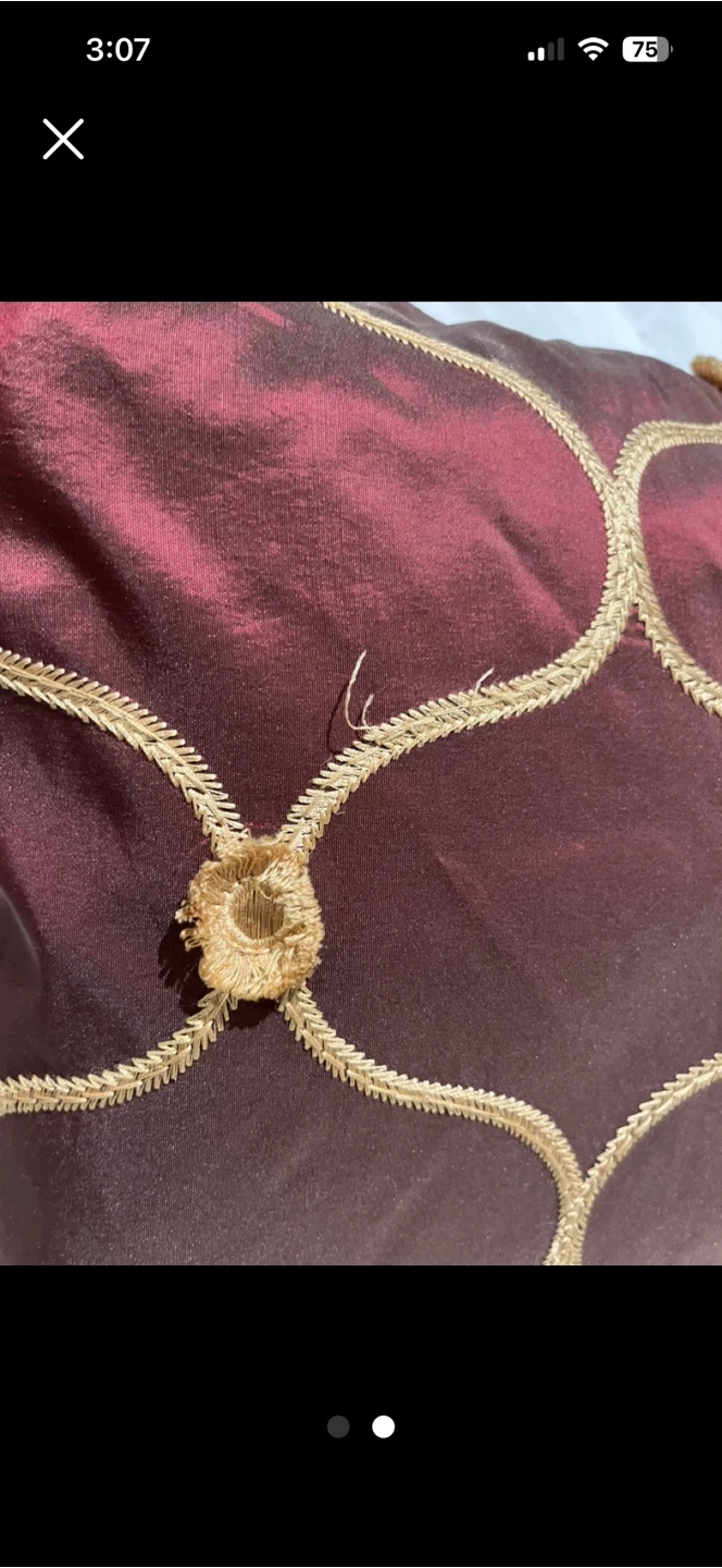Decorative down pillow - photo 2