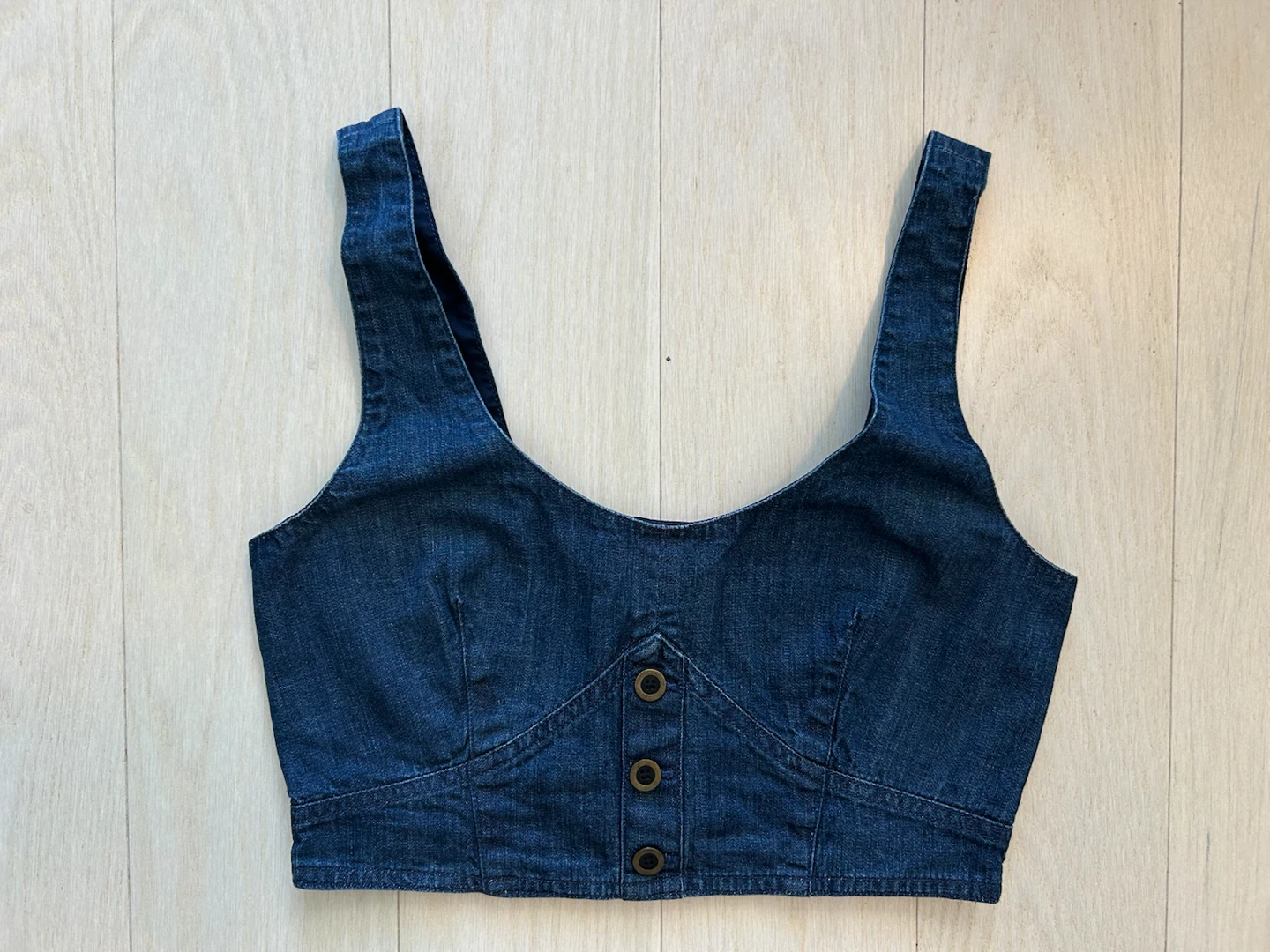 Banana Republic Denim Crop Top
