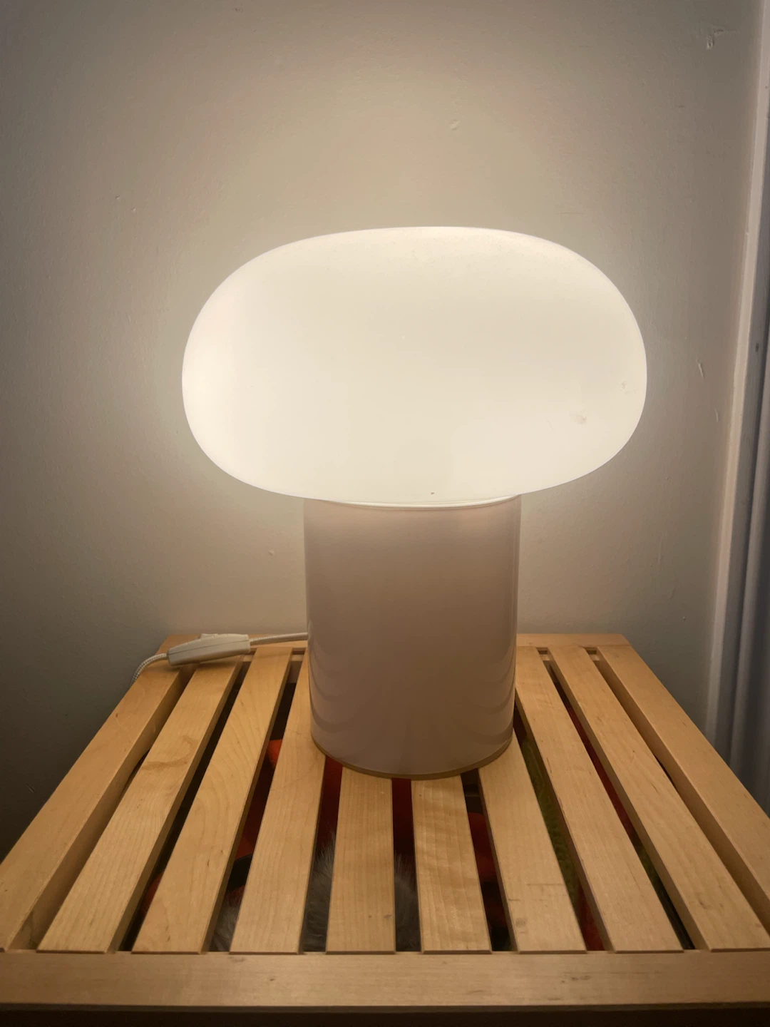 IKEA DEJSA Table Lamp - Beige/Opal White