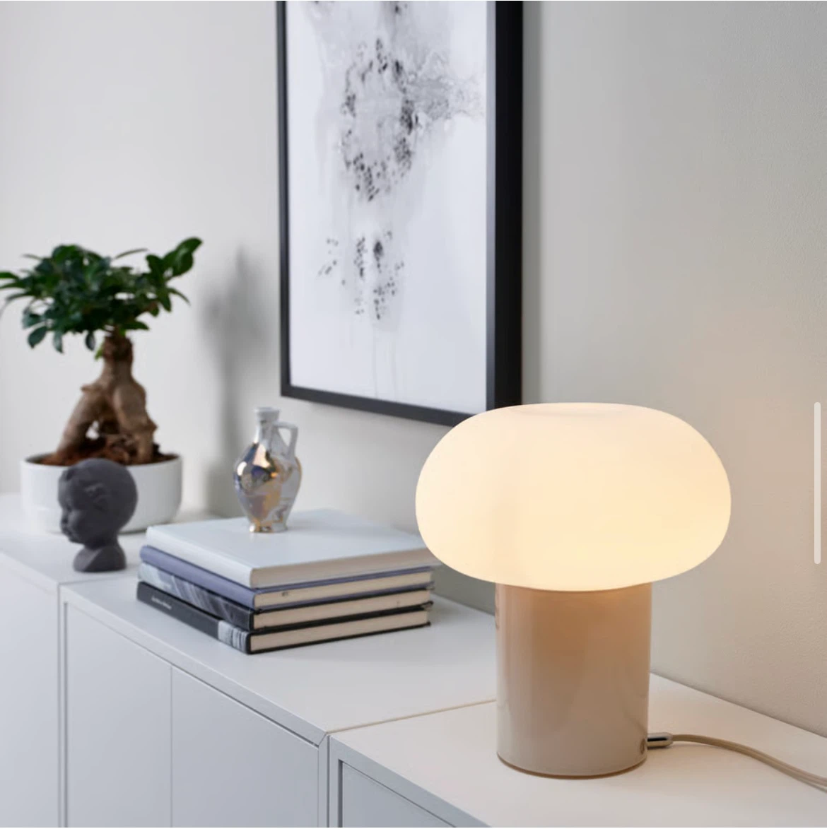 IKEA DEJSA Table Lamp - Beige/Opal White - photo 3
