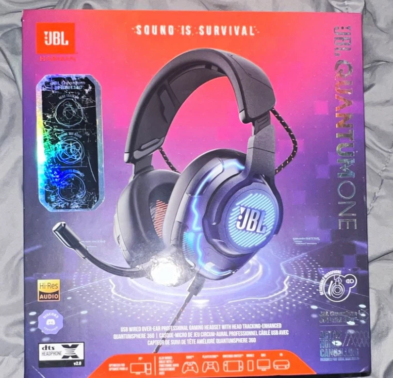 JBL Quantum ONE USB Wired Over-Ear Gaming Headset Brand new