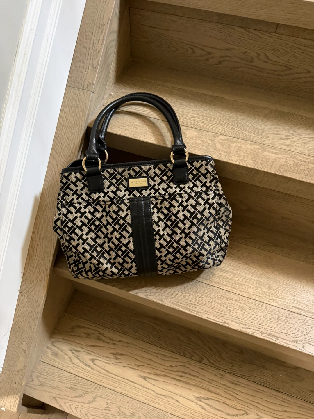 Tommy Hilfiger Monogram Tote Bag