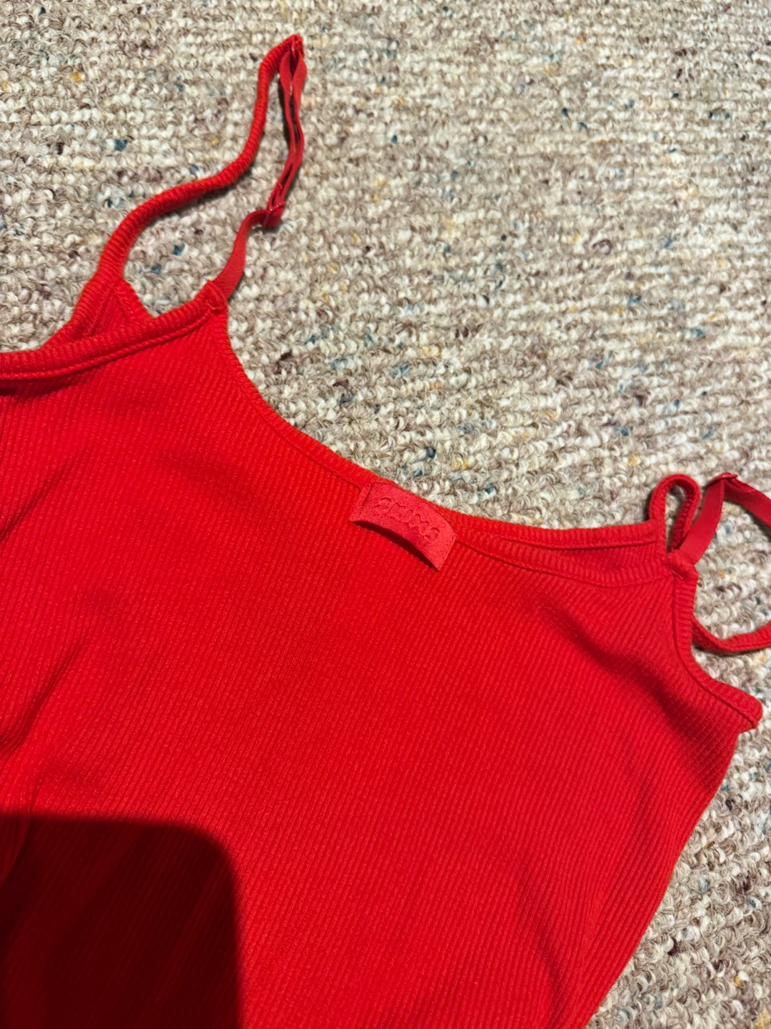 Skims Soft Lounge Long Dress in Red - photo 3