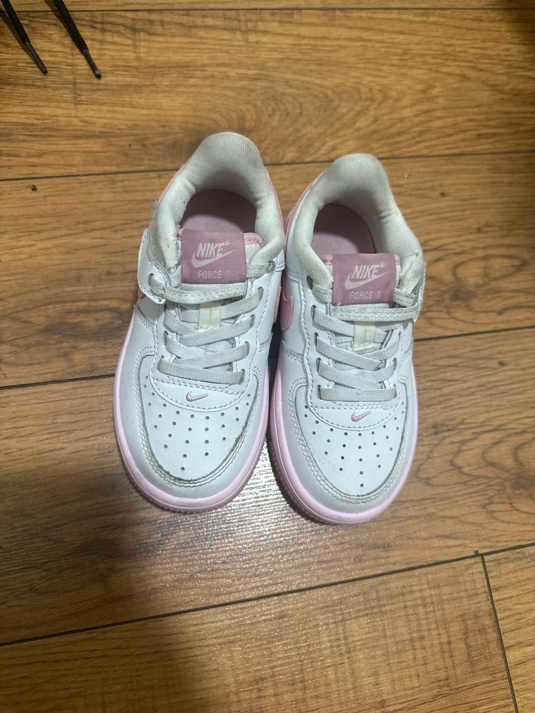 Nike Air Force 1 Crib Shoes Toddler Pink White