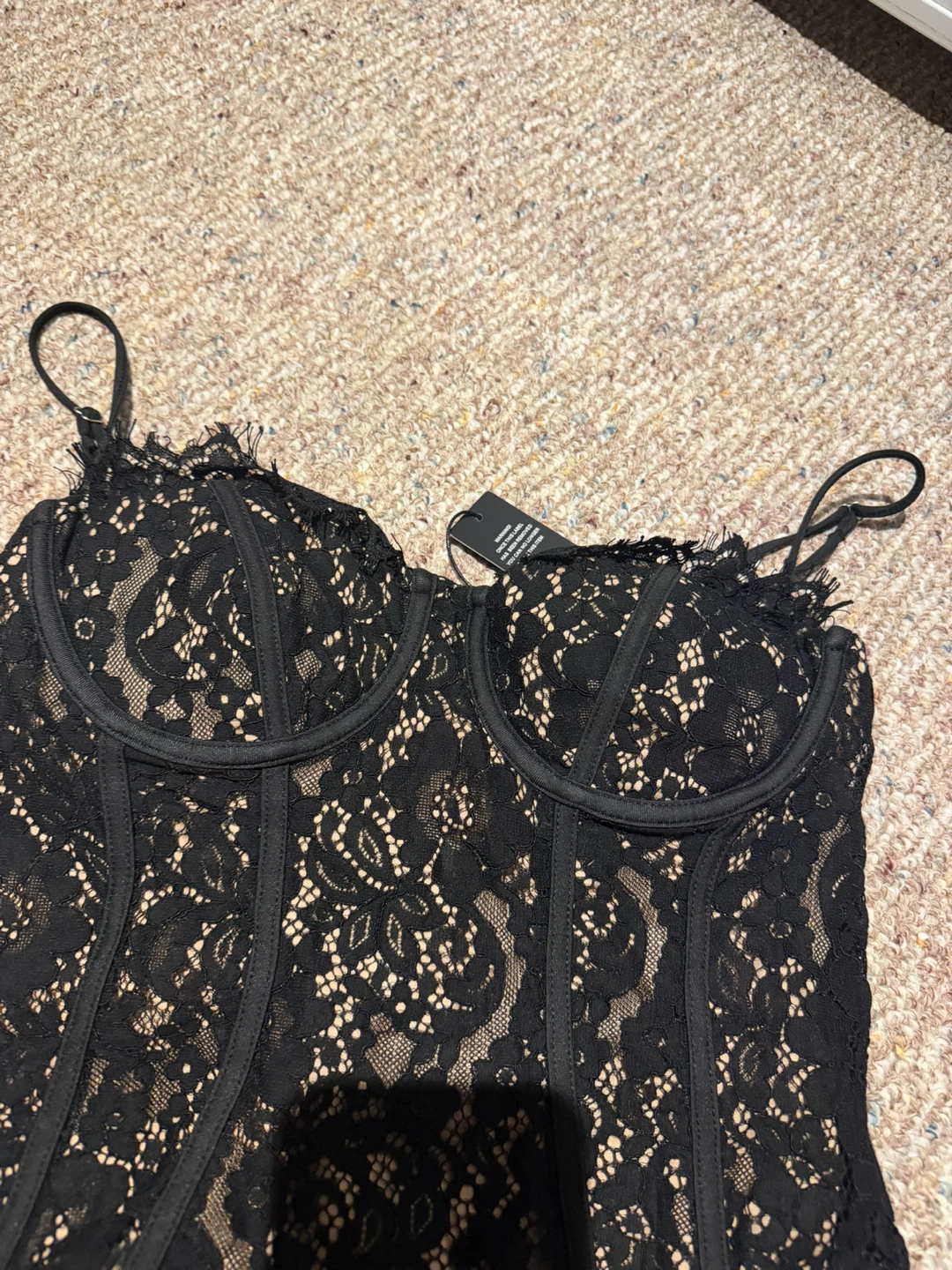 Lace dress maxi New