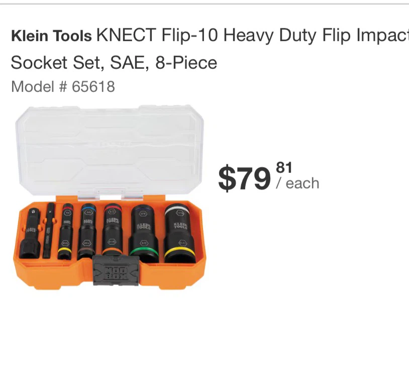 Kline Flip Impact Sockets set Love you more!!