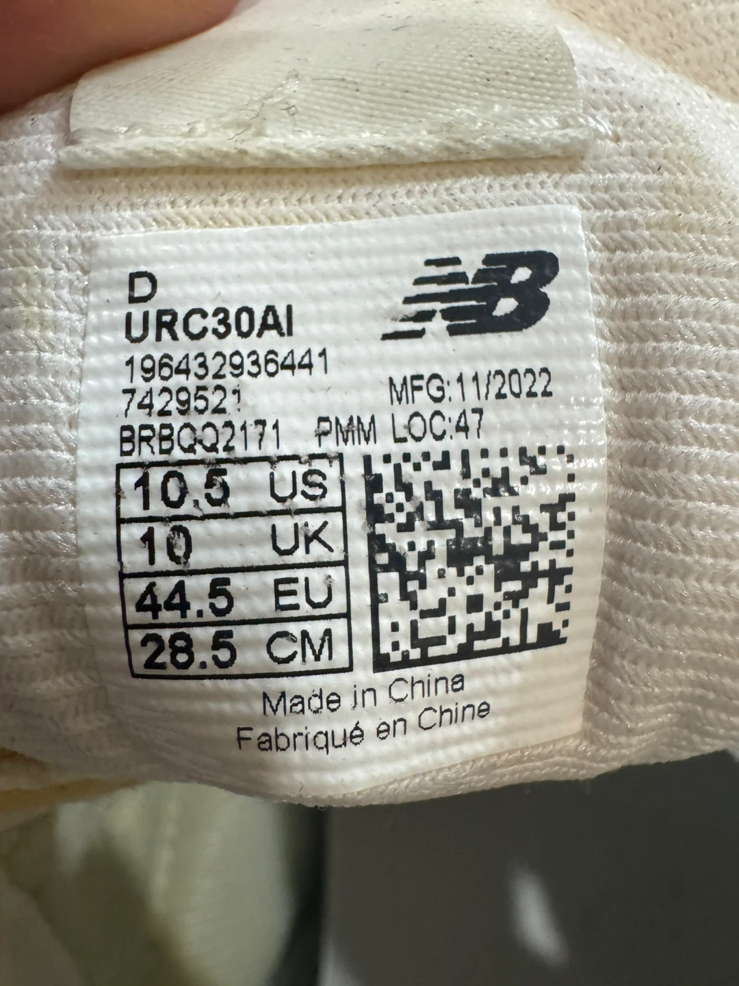 New Balance RC30 "Off-White/Black" "US 10.5" - photo 4