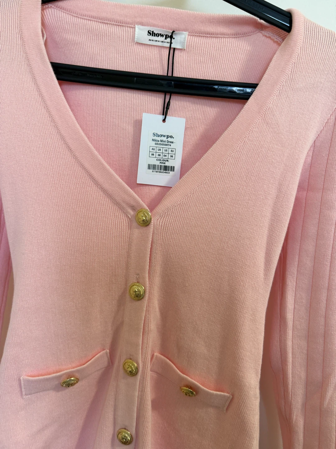 Pink button dress Showpo - photo 2