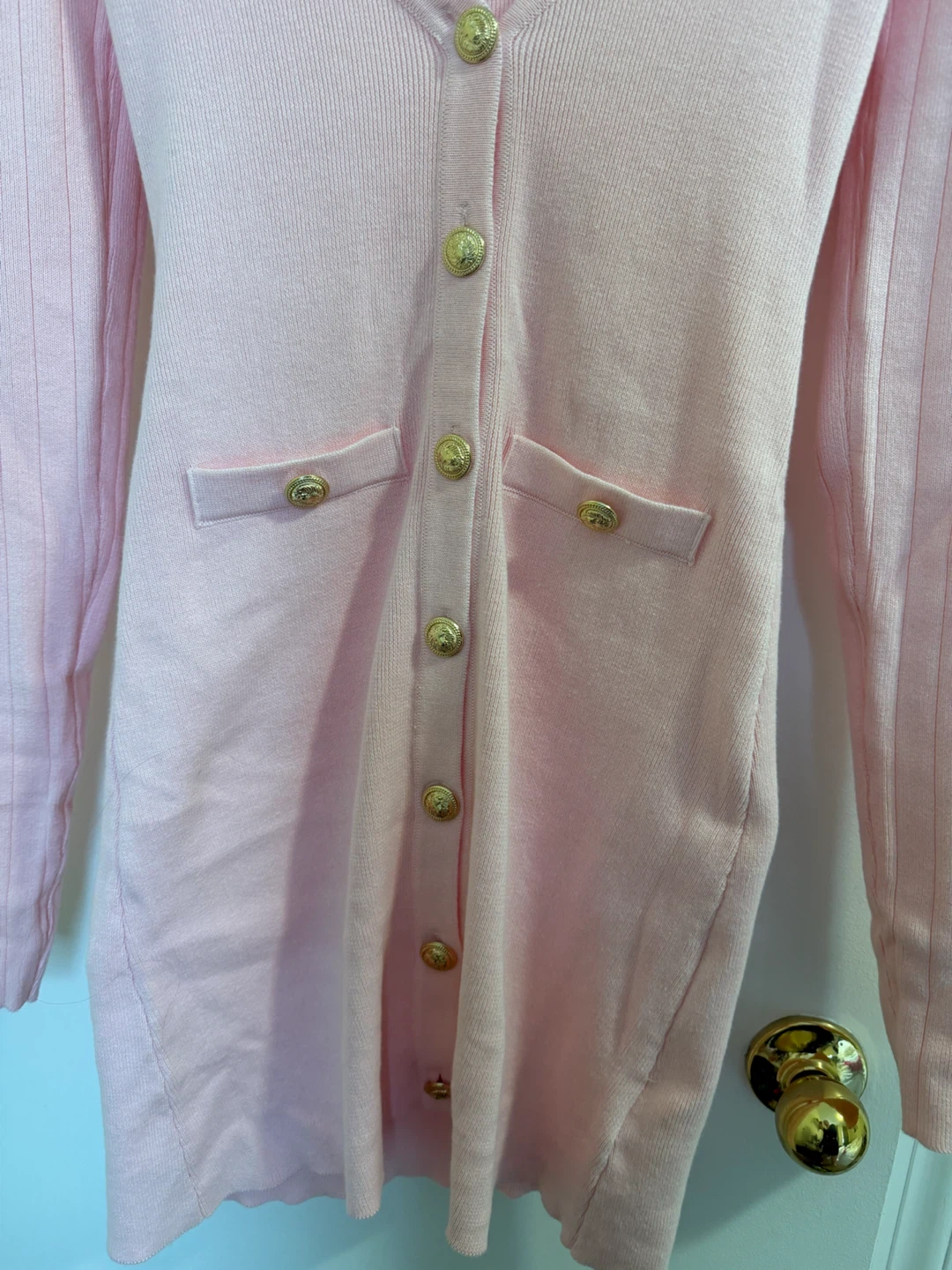 Pink button dress Showpo - photo 3