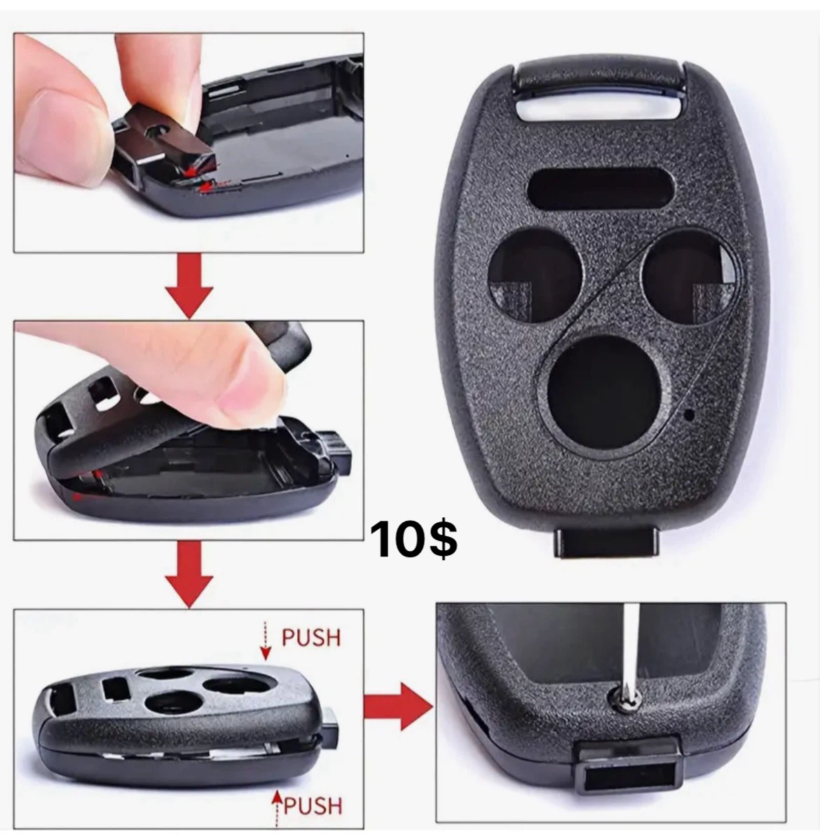 Remote Honda civic crv accord Key Fob Replacement Shell Case