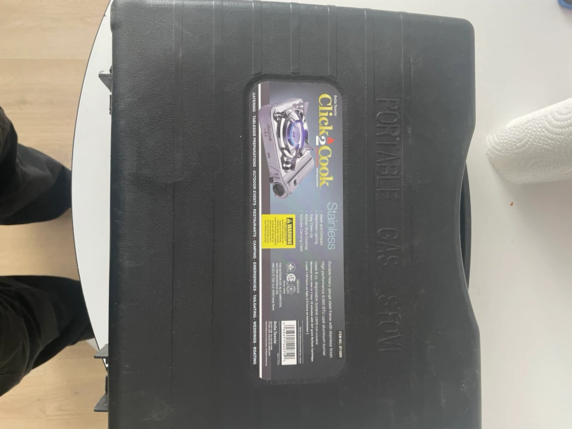 Portable Gas Stove Click2Cook Stainless Steel