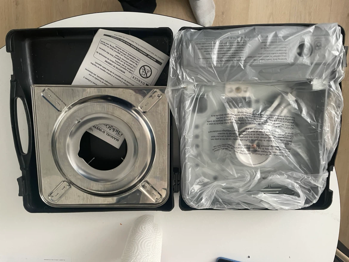 Portable Gas Stove Click2Cook Stainless Steel - photo 2