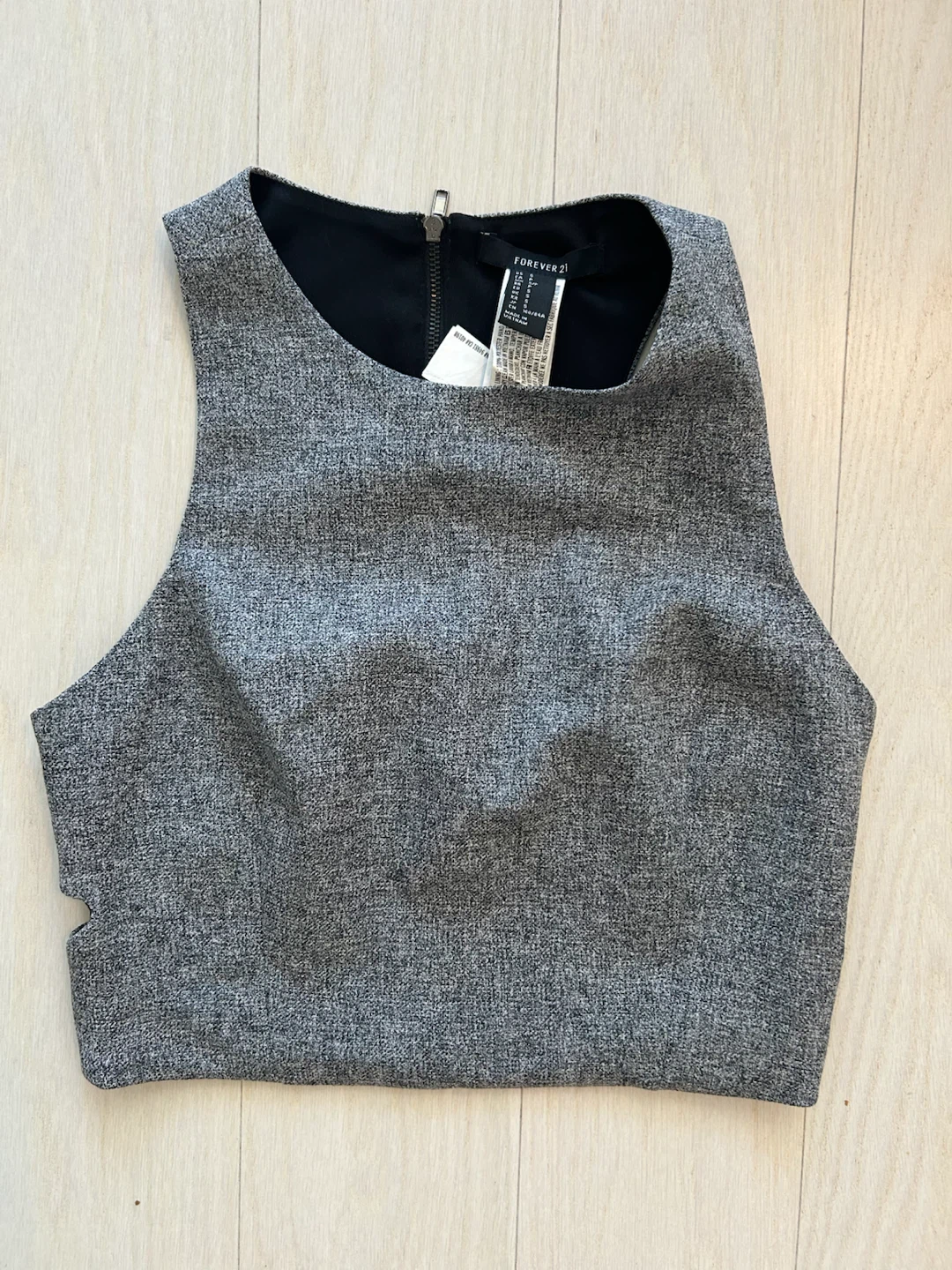 Forever 21 Grey Crop Top