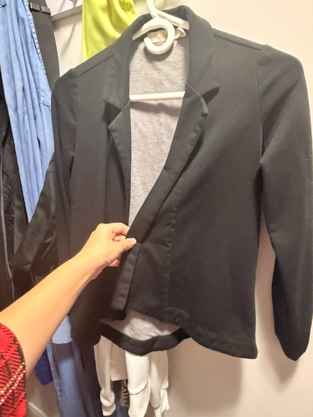 Black Cropped Blazer medium - photo 2