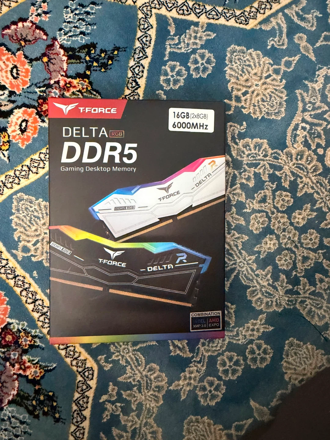 T-Force Delta RGB DDR5 Gaming Desktop Memory 16GB