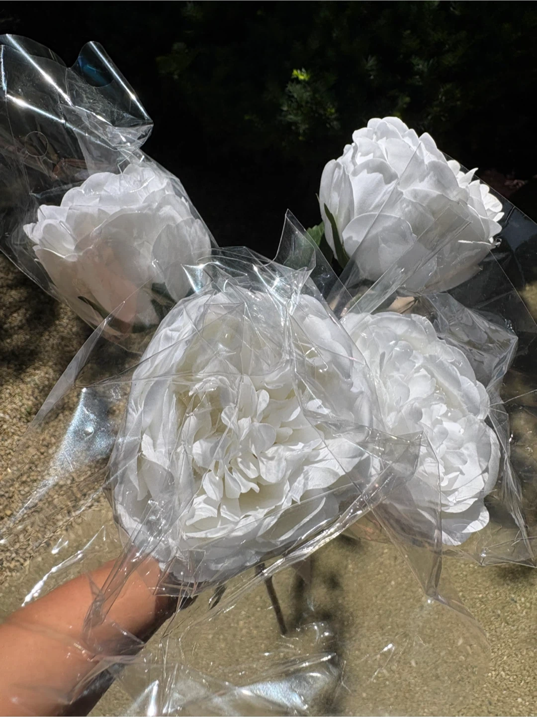My Texas House Faux Floral Stem White Roses - photo 2