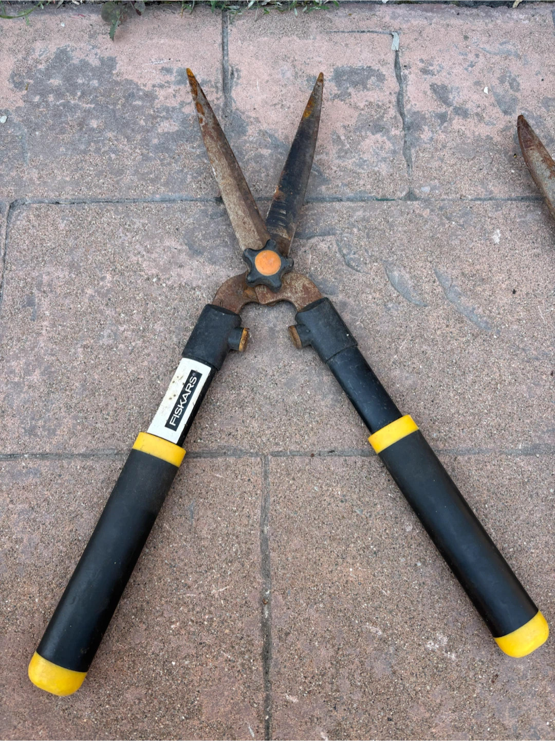 Vintage Hedge Shears & Fiskars Hedge Trimmers
