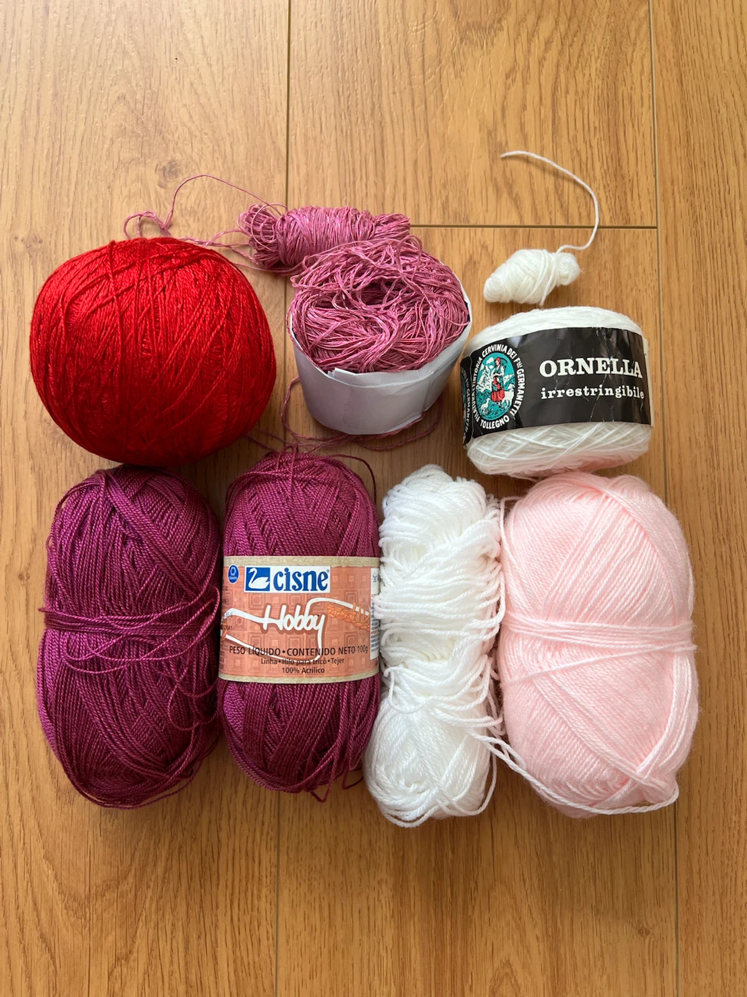Assorted Fingering Weight Yarn Balls