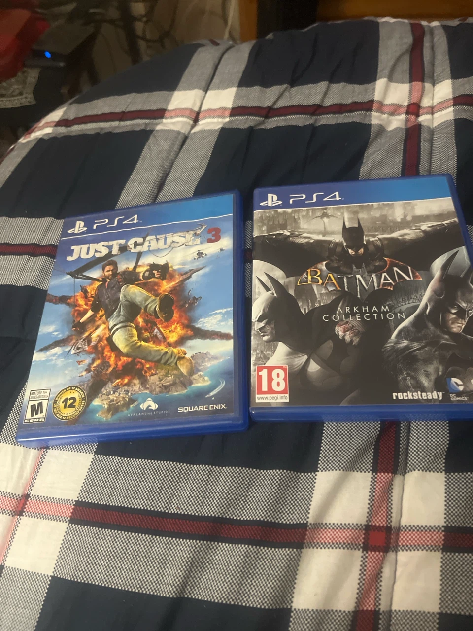 PS4 Games: Just Cause 3  and Batman Arkham Collection