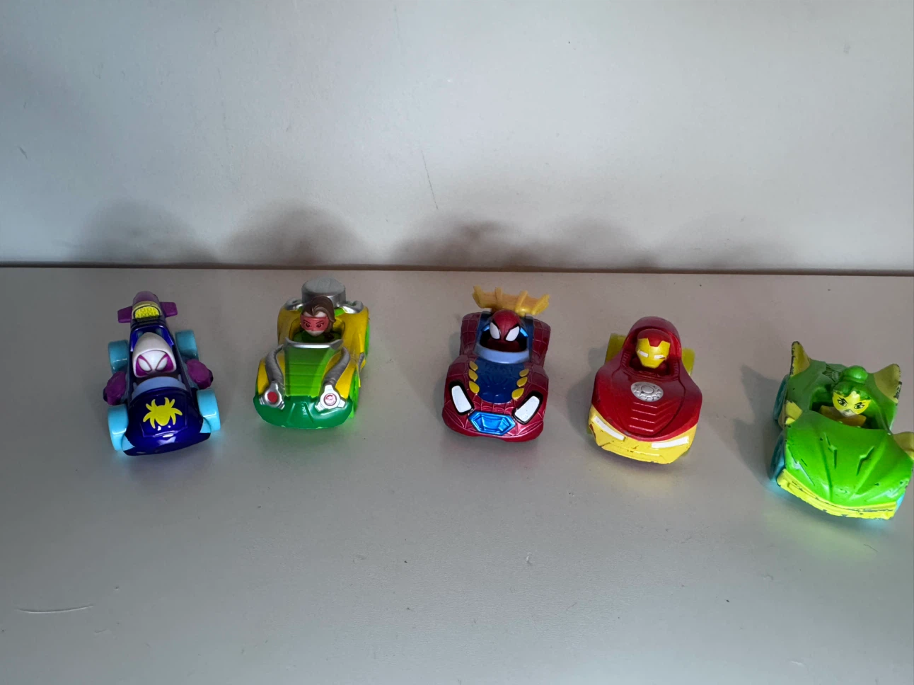 Marvel Spidey and His Amazing Friends Cars Set of 5