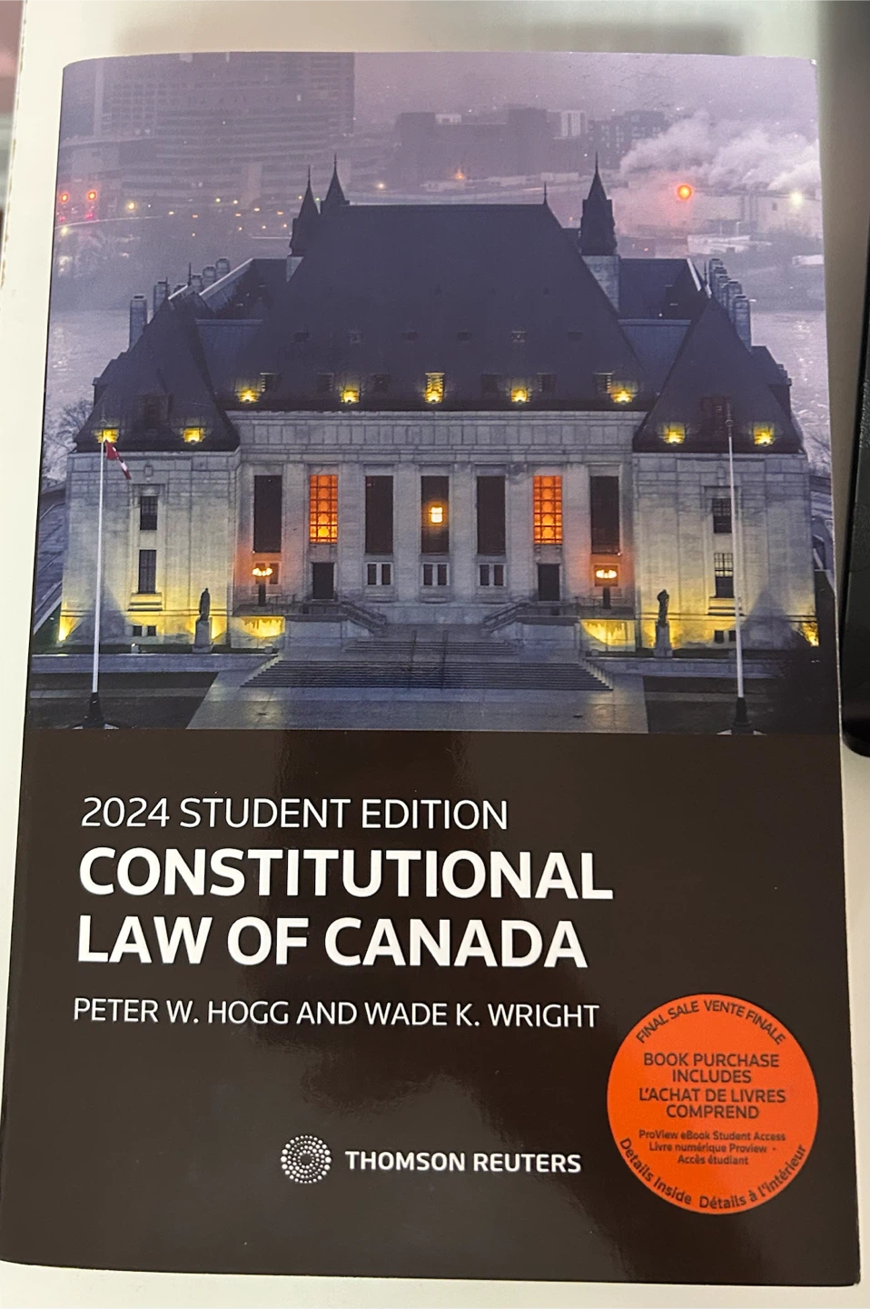 Constitutional Law of Canada: 2024 Student Edition