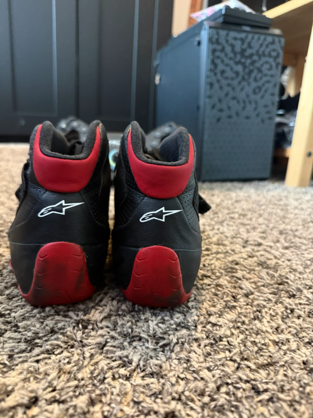 Alpinestars Black and Red Tech-1 K karting boots - photo 5
