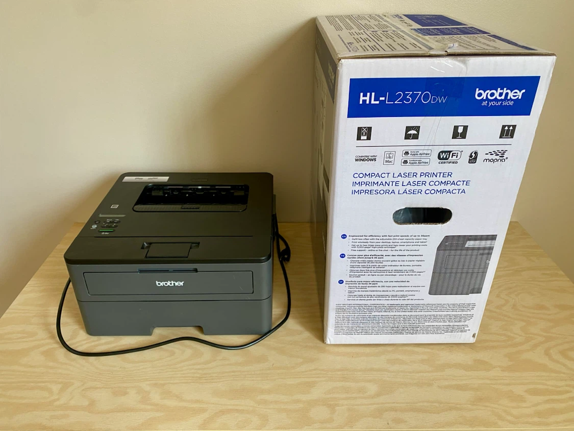 Brother HLL2370DW Wireless Monochrome Printer - photo 3