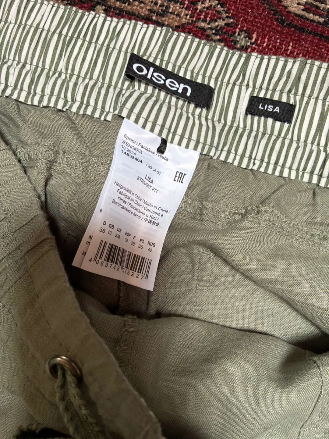 Linen blend pants x2 - photo 3