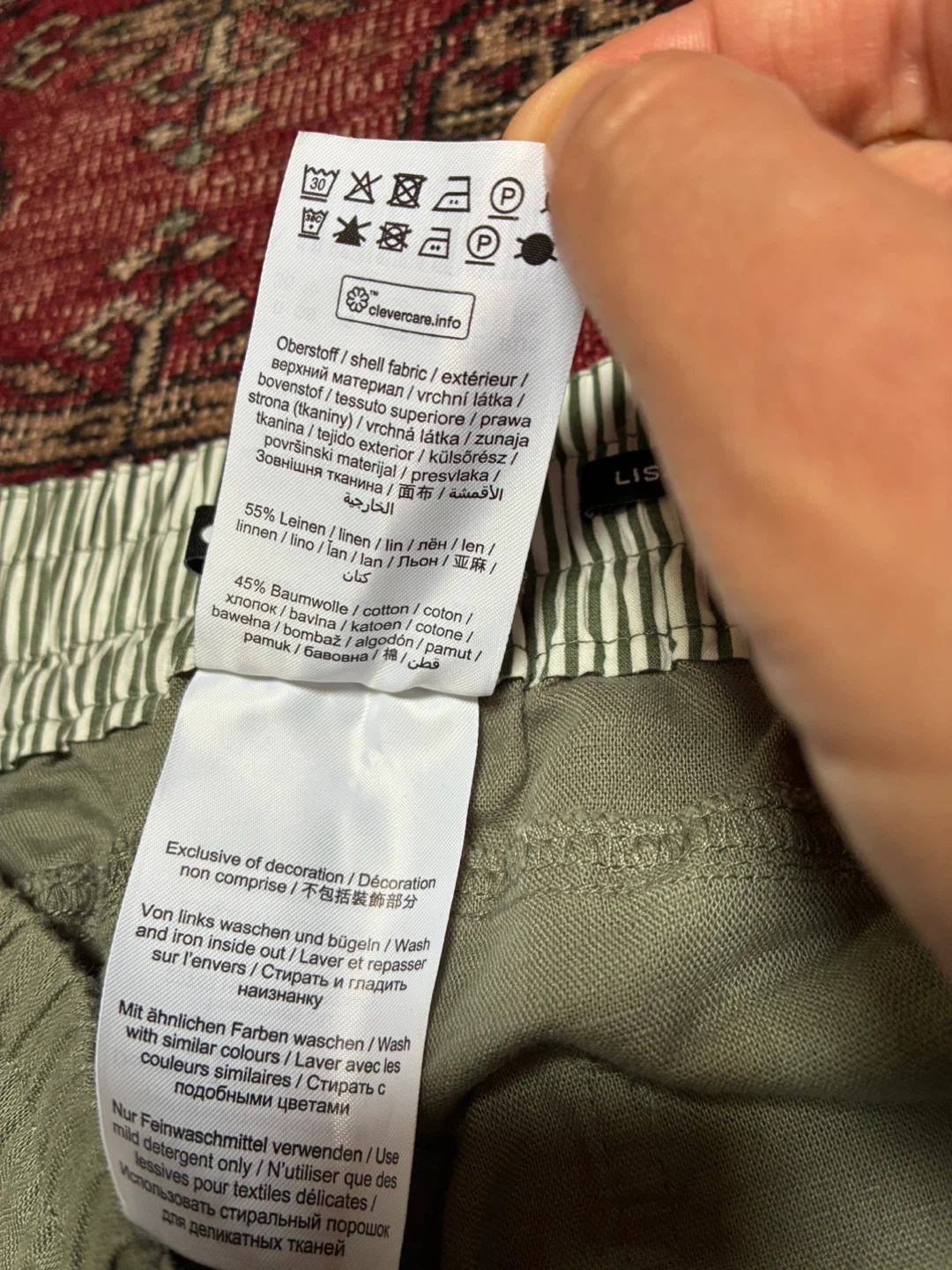 Linen blend pants x2 - photo 4