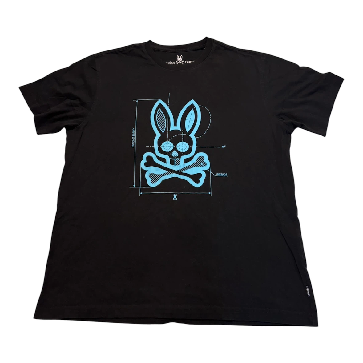 Psycho Bunny Black Graphic T-Shirt
