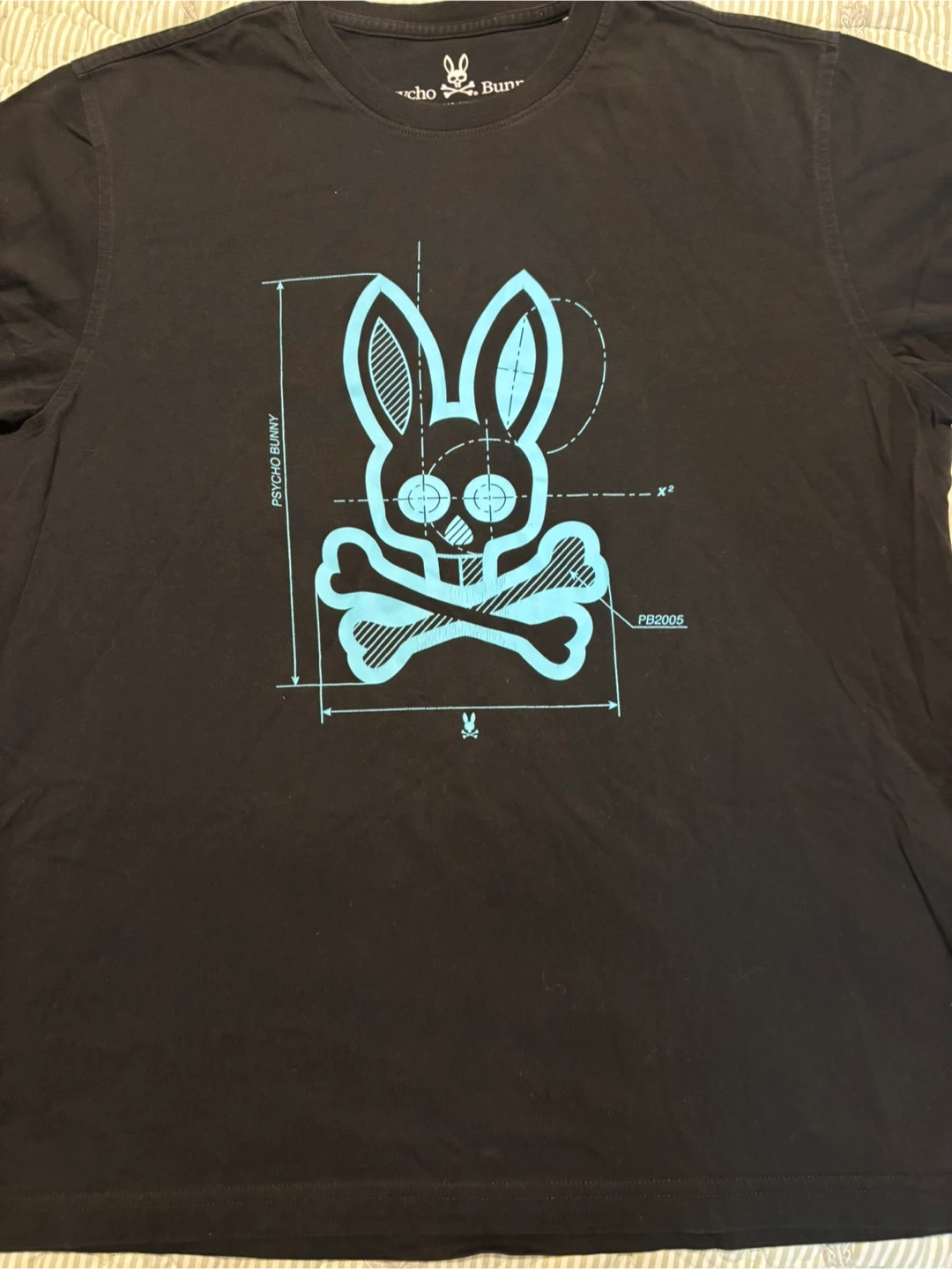 Psycho Bunny Black Graphic T-Shirt - photo 2