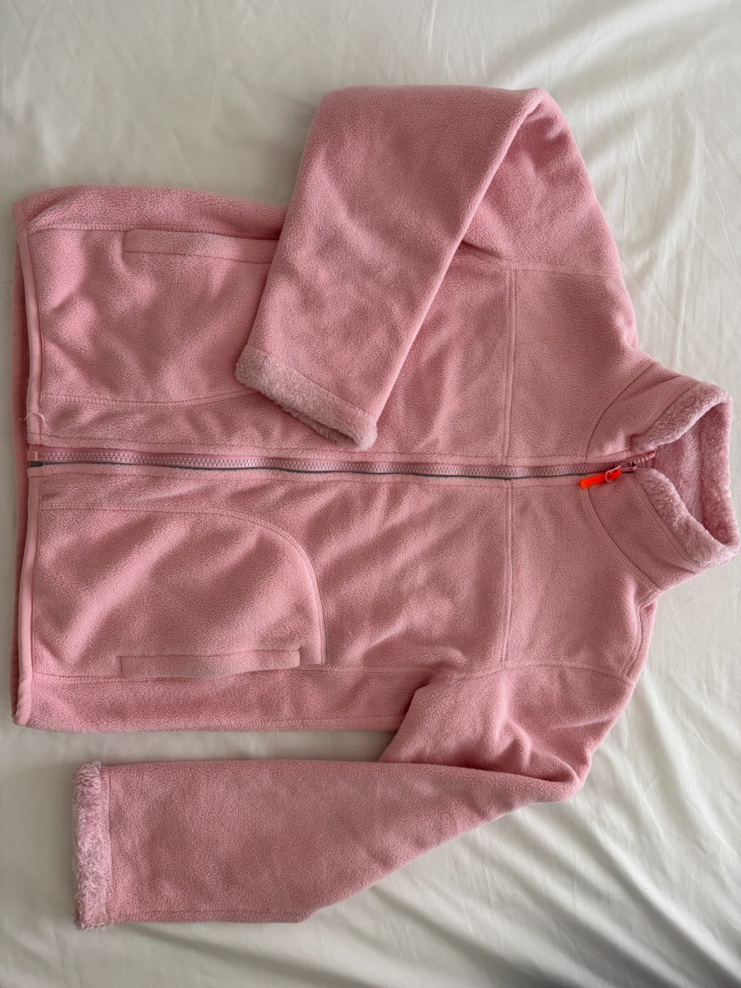 Pink Fleece Zip-Up Jacket
