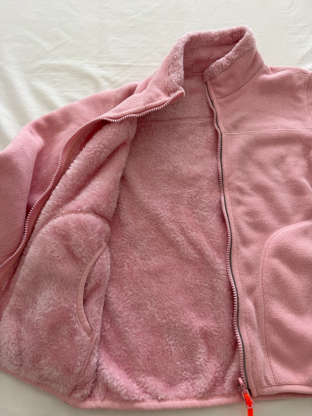 Pink Fleece Zip-Up Jacket - photo 2