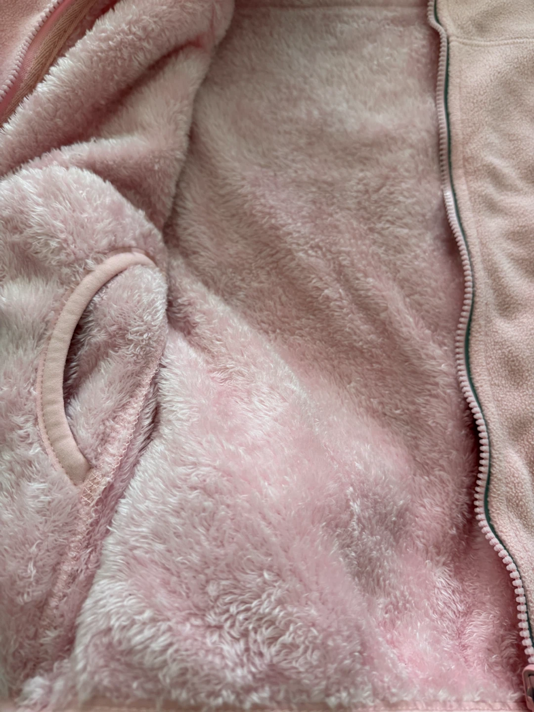Pink Fleece Zip-Up Jacket - photo 3