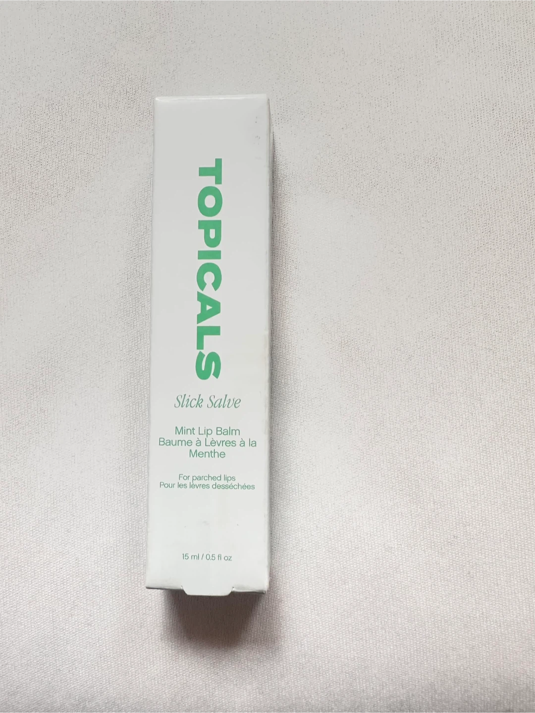 NEW Topicals Slick Salve Mint Lip balm