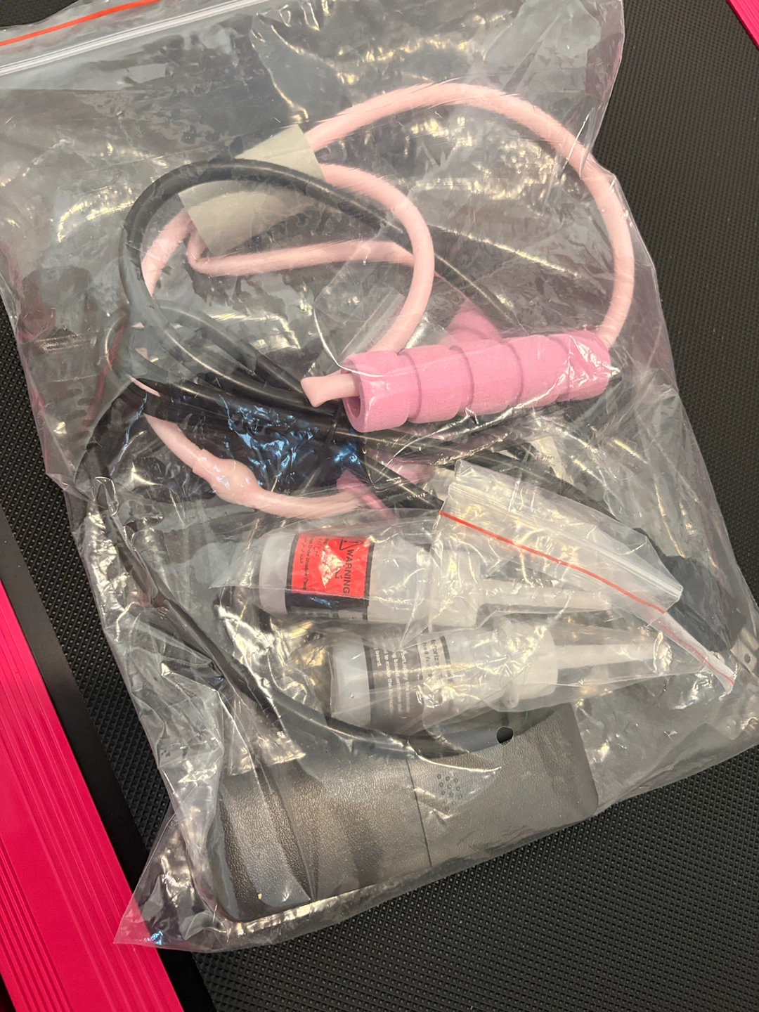 YAGUD Pink Treadmill with Jump Rope and Resistance Bands - photo 4