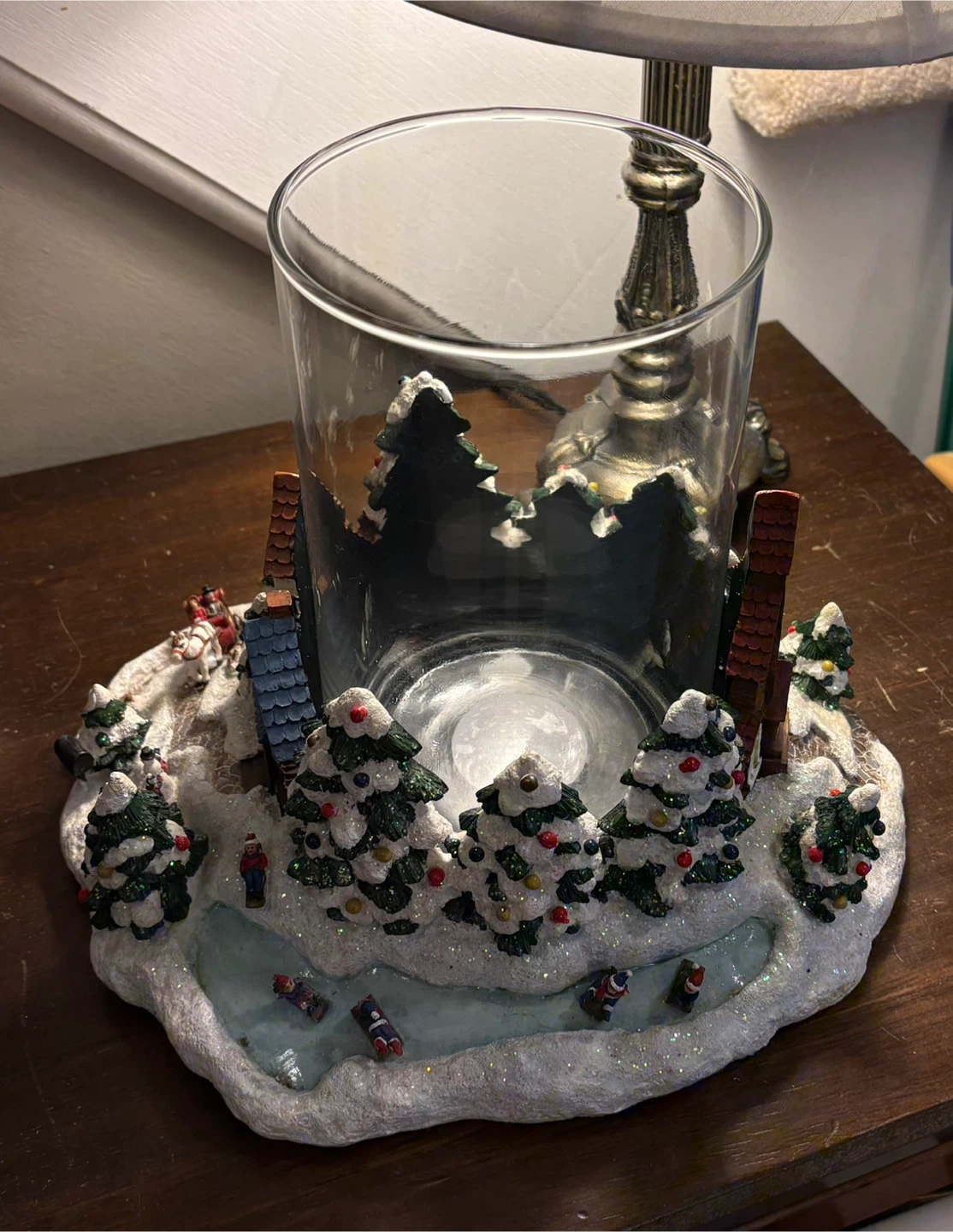 ✨✨Christmas Village Glass Candle Holder