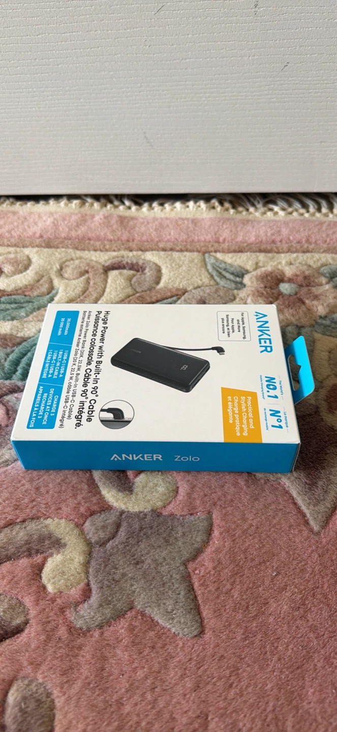 New Anker Zolo 20,000mAh Power Bank with Built-in 90° Cable - photo 4