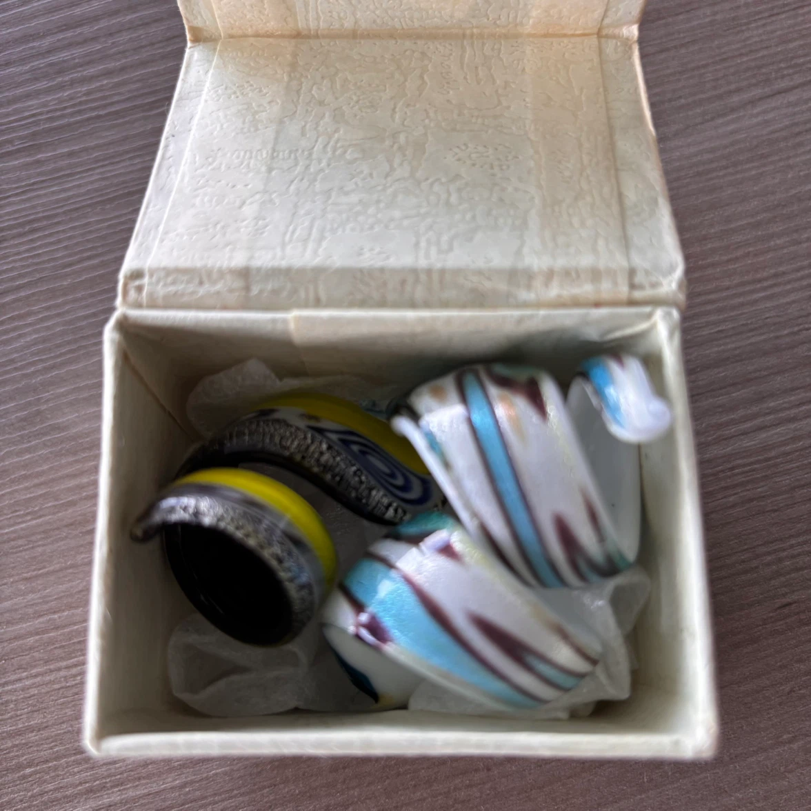 Set of 3 Murano Glass Napkin Rings - photo 3
