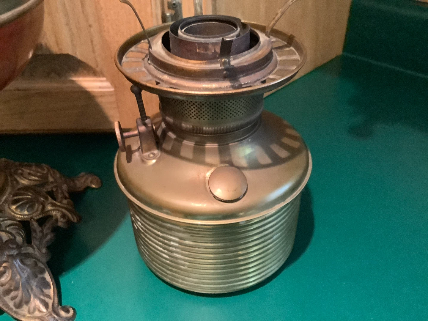 Antique Victorian Parlor/Table Kerosene/Oil Lamp 🐞 - photo 3