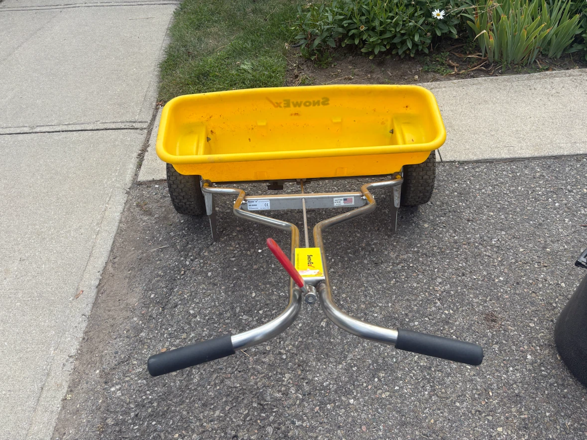 SnowEx Walk-Behind Spreader - photo 2