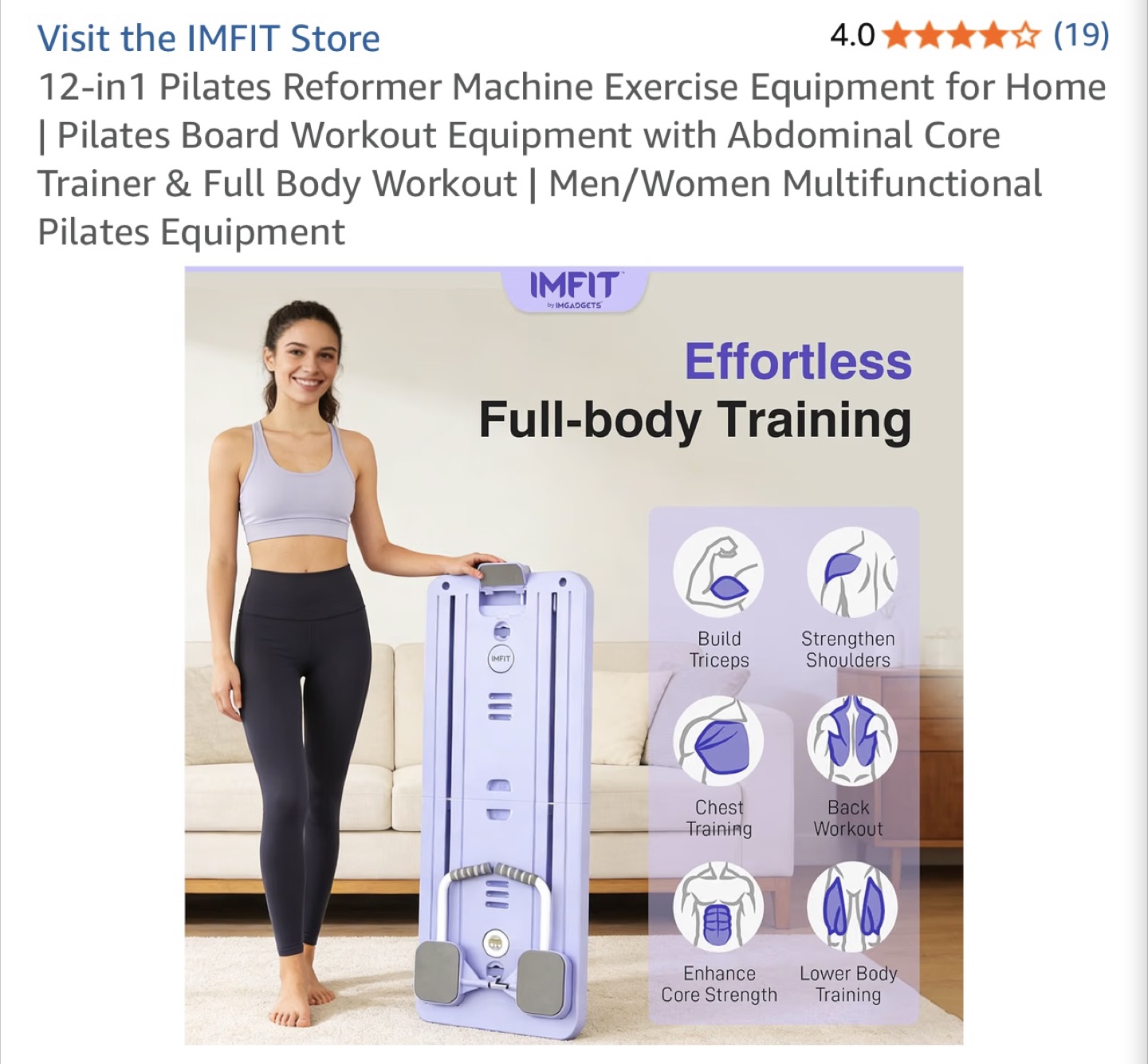 INFIT 12-in-1 Pilates Reformer Machine - photo 2
