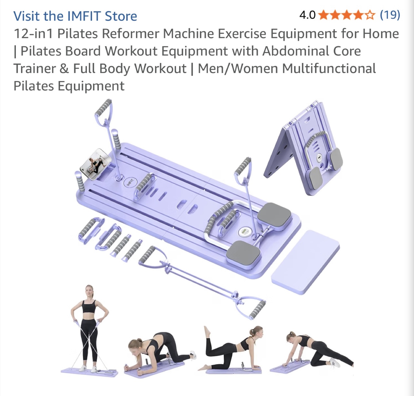 INFIT 12-in-1 Pilates Reformer Machine - photo 3