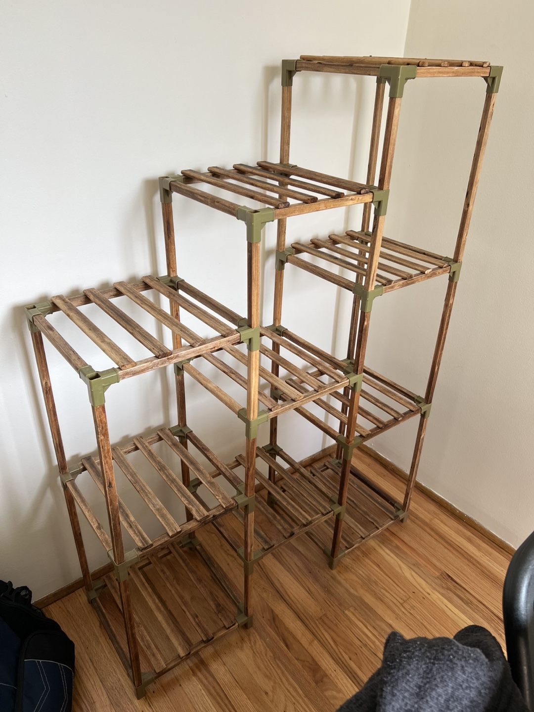 Wooden Tiered Plant Stand