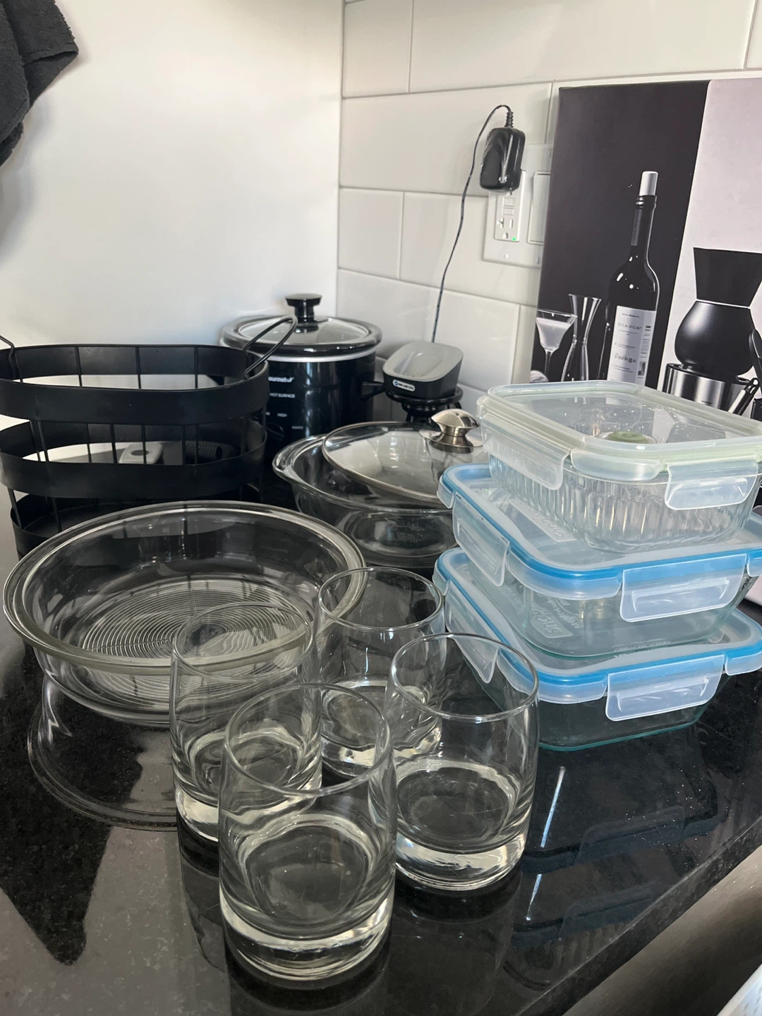 Pyrex&Glass baking&storage containers